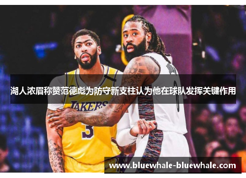 湖人浓眉称赞范德彪为防守新支柱认为他在球队发挥关键作用