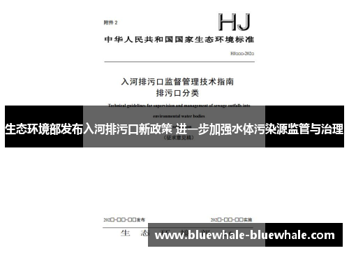 生态环境部发布入河排污口新政策 进一步加强水体污染源监管与治理